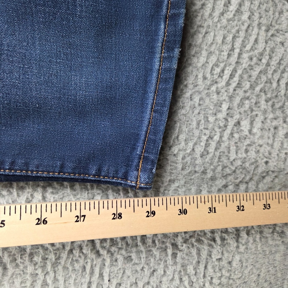 Lee Jeans Mens 34x30 Blue Extreme Motion MVP Regular Fit Straight Leg Stretch - Picture 6 of 12